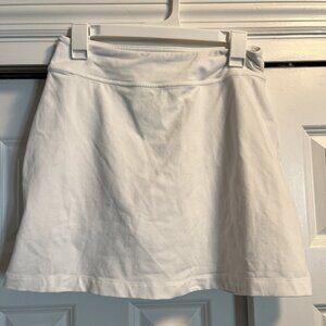 Athleta White 15" Skort size Small XCOND